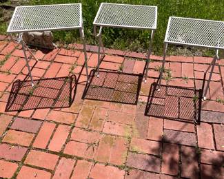 Wrought Iron side tables - sold as each