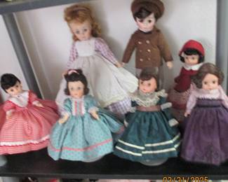 And more Madame Alexander dolls