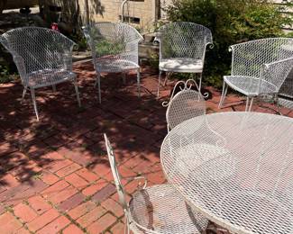 Wrought Iron arm chairs - sold as each