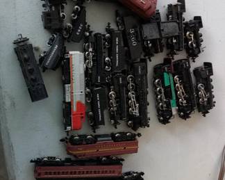 Locomotives and train cars