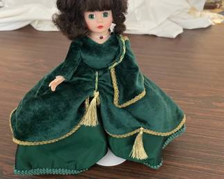 Madame Alexander "Scarlett O'Hara" wearing Curtain Dress
