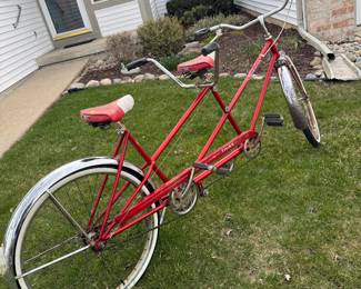 Vintage Schwinn tandem bike