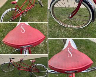 Vintage Schwinn tandem bike