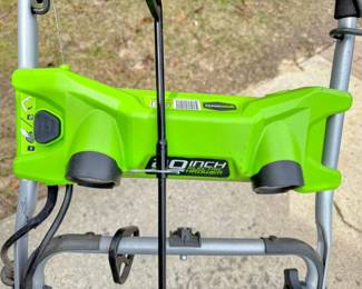 Green Works 20" Snow Blower