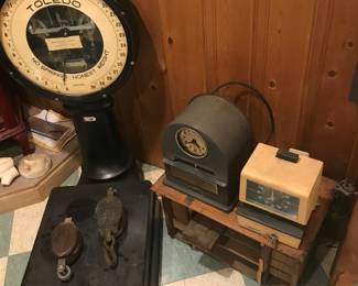 Toledo scale and time clocks!