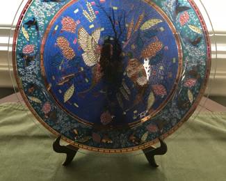 Beautiful painted dish!