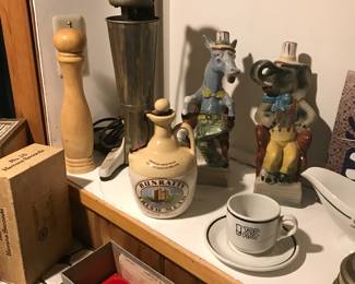 Old bar bottles. Old school malt mixer!