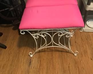 Pair of iron benches!