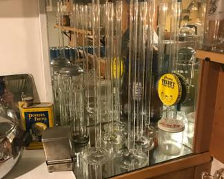 Tall glass bud vases!