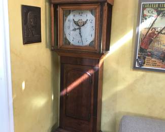 Wiggin Colne on the face of this stunning tall case clock!