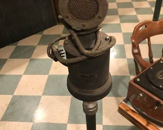 Old school microphone!