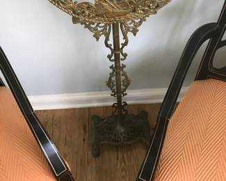 Antique Victorian fish bowl stand!