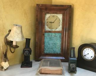 Several more clocks and a pair of early Magic Window viewers!