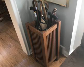 Arts and crafts umbrella stand!