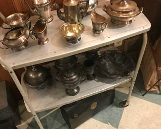 Metal ware! Folding cart!