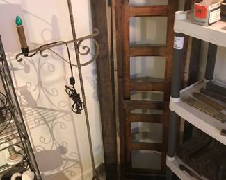 Power drills! Frames, old floor lamp!
