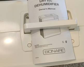 DEHUMIDIFIER BIONAIRE DRYTEC $50