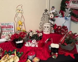 All sorts of fun holiday decor