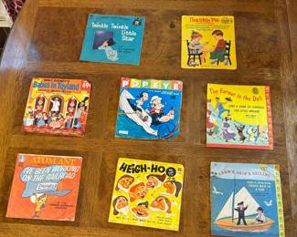 1960's 45 RPM and 75 RPM children's records