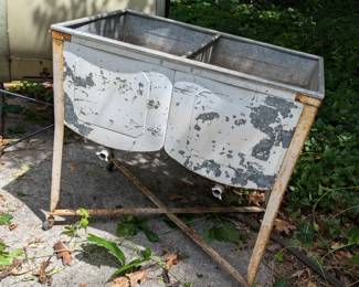 Vintage Double Wash Tub