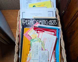 Playbills & Ticket Stubs