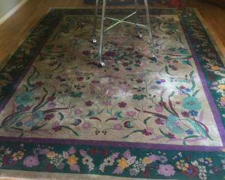 8 1/2 by 11 Art Deco Chinese rug!