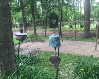 Wind chimes and torches!