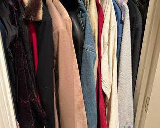 HUGE Selection of Clothing and Shoes! Ladies - L/XL Tops & 14/16 Bottoms. Men M/L Tops & 36 Bottoms.