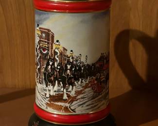 1992 Budweiser Christmas Stein