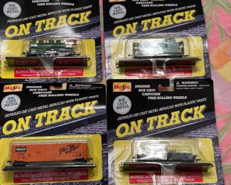 On Track Electric Train Cars