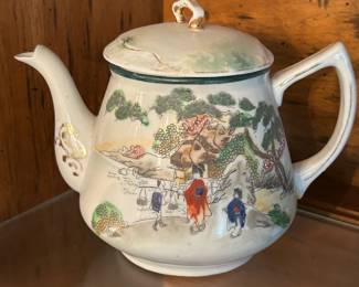 Hand Painted Japanese Tea Pot