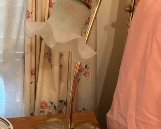 Vintage Gooseneck Lily Lamp