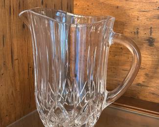Vintage Crystal Water Pitcher