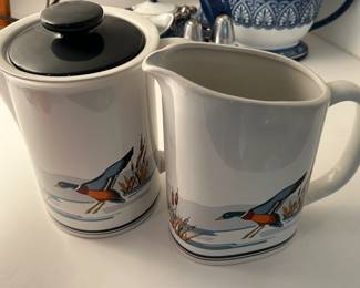 Epoch Mallard Duck Pattern Pitcher