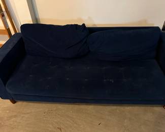 Blue Velvet Couch