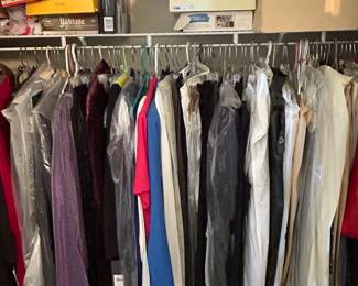 HUGE Selection of Clothing and Shoes! Ladies - L/XL Tops & 14/16 Bottoms. Men M/L Tops & 36 Bottoms.