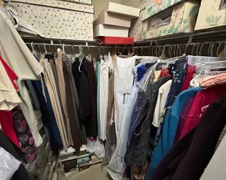 HUGE Selection of Clothing and Shoes! Ladies - L/XL Tops & 14/16 Bottoms. Men M/L Tops & 36 Bottoms.