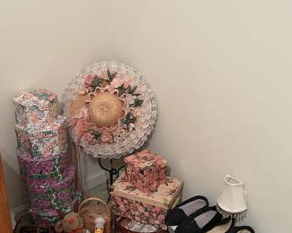 Hat Boxes, Hats and Ladies Shoes