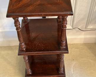 Pedestal Library Stand