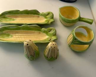Vintage Corn on the Cob Serving Pieces