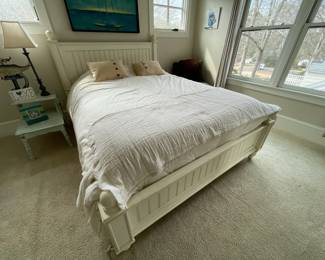 Solid wood queen, bed