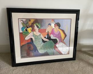 Itzchak Tarkay - Framed Print