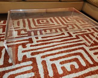 Acrylic coffee table