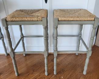 Qty 3 counter height stools