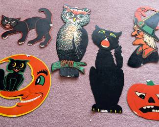Beistle and other vtg Halloween