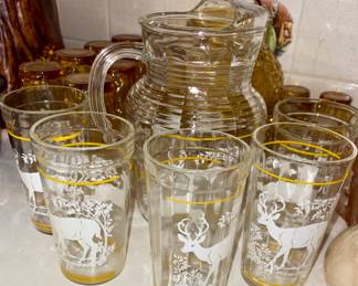 Hazel Atlas deer set