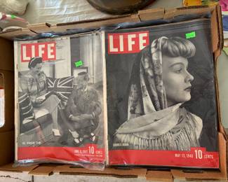 Vtg Life magazines