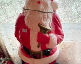 Vtg Santa blow mold