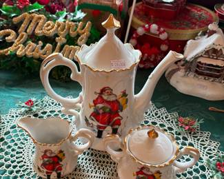 Santa tea set