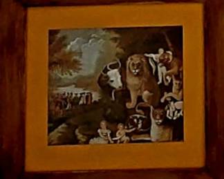 "THE PEACEABLE KINGDOM" by Edward Hicks